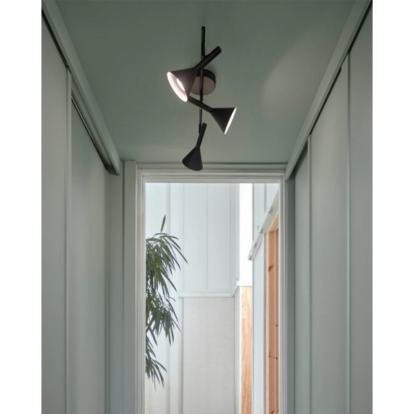 Світильник поворотний, спот Nordlux 2612706003 Kelvis GU10 3x12W IP20 чорний - фото №1