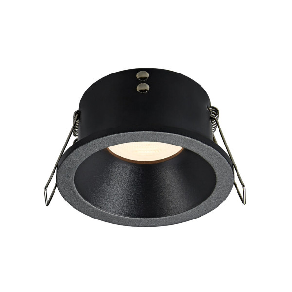 Точечный светильник врезной Oledim 7771295 TS20B ALU GU10 1x10W IP20 Черный