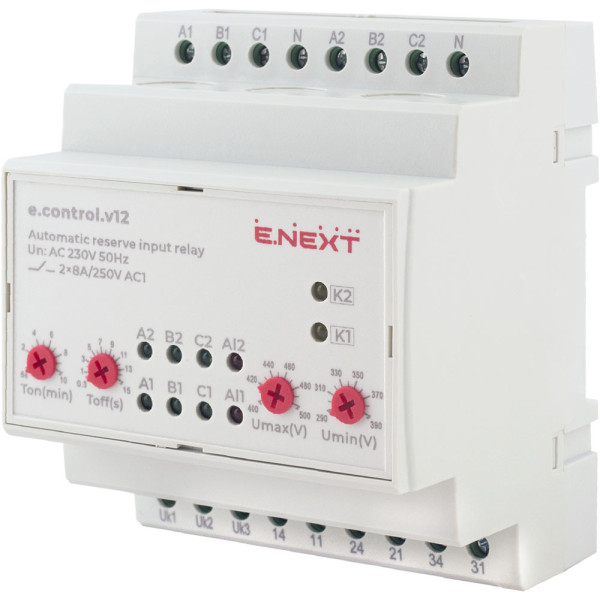 Реле автоматичного введення резерву E.Next e.control.v12 (p0690022)