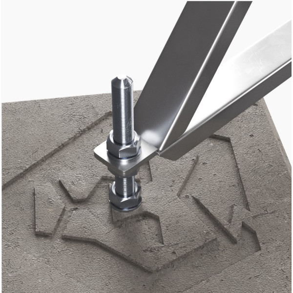 Блискавкоприймач з триногою Leo Lightman 8м Al/Ni (408806) - фото №4