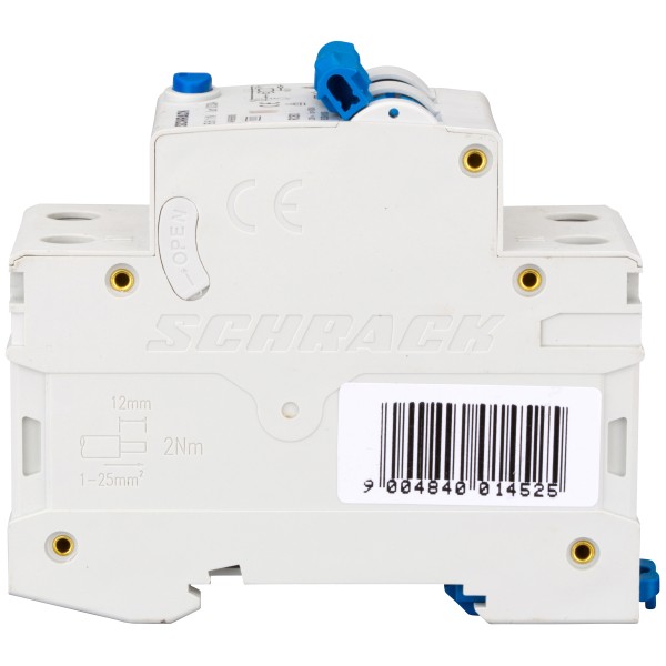 АВДС Schrack AK668625 6кА 25А 30мА 1P+N х-ка B Тип A - фото №1