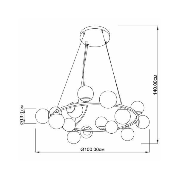 Люстра Imperium Light 14016100.01.23 Frost - фото №1
