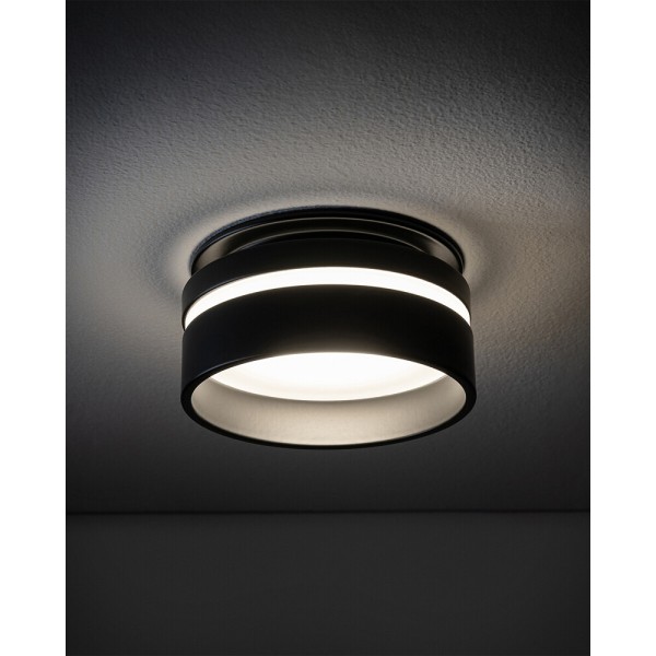 Точечный светильник Nowodvorski 10493 Mljet GU10 1x10W IP20 черный - фото №1