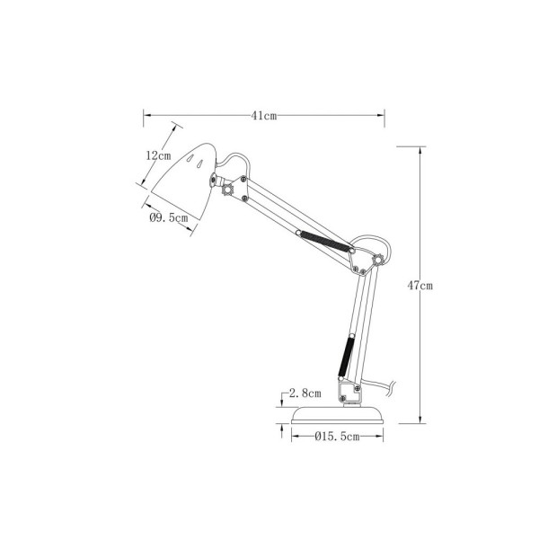 Настольная лампа Italux TB-29928-BG Notari GU10 1x5W IP20 Белая - фото №2