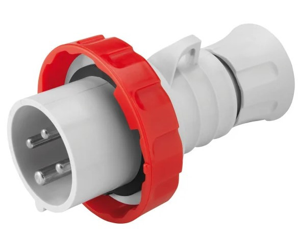 Переносная вилка GEWISS IP67 3P+E 16A 400В (GW60030H)