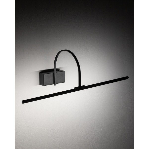 Подсветка для картин, бра, настенный светильник Nowodvorski 11958 Artline LED M 1x6W 3000K 410Lm IP20 черный - фото №1