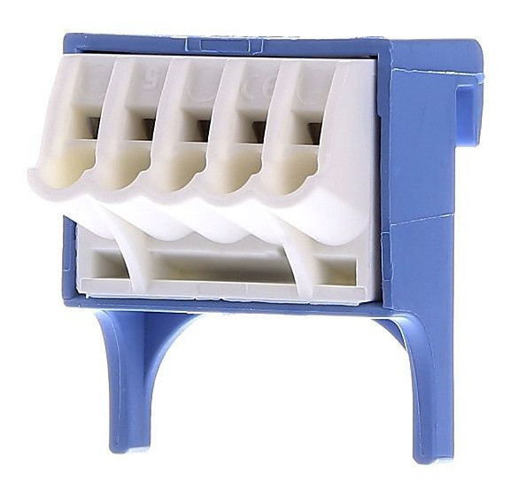 N-клема QiuckConnect Hager VZ455N для щитів Volta (у комплекті 10шт)