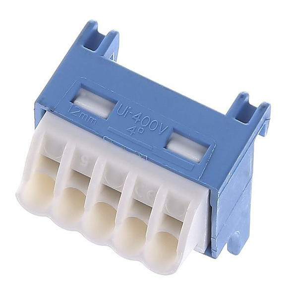 N-клема QiuckConnect Hager VZ455N для щитів Volta (у комплекті 10шт) - фото №4