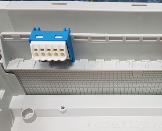 N-клема QiuckConnect Hager VZ455N для щитів Volta (у комплекті 10шт) - фото №8