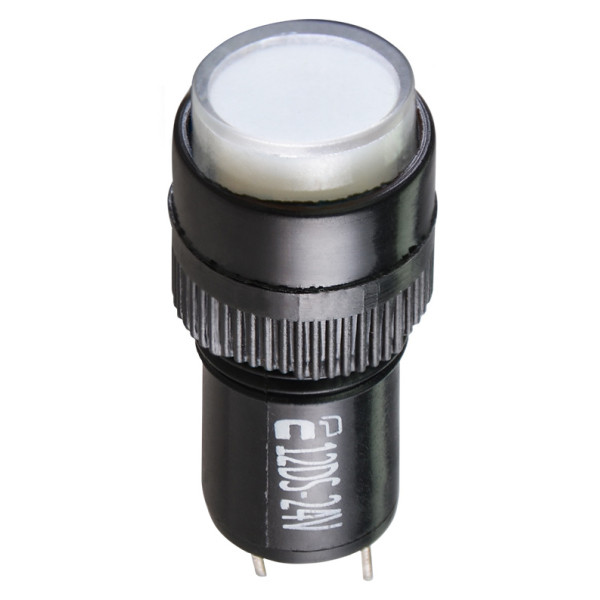 Сигнальна арматура Аско-Укрем AD22E-12DS 24В AC/DC біла (A0140030193) - фото №1