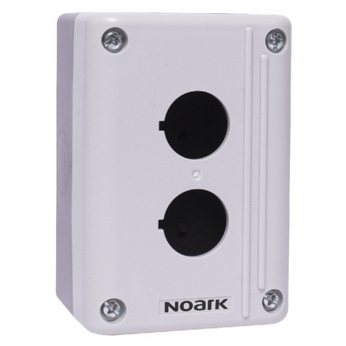 Кнопочный пост NOARK Ex9P2 FH 2 EU 2 места серый (111410)