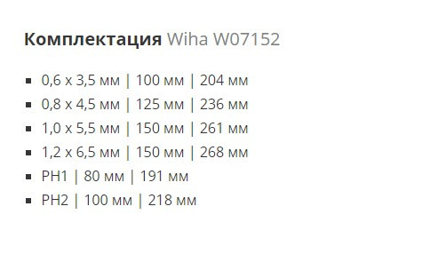 Набір викруток Wiha W07152 SoftFinish/Phillips (6шт) - фото №2