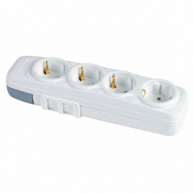 Четверная колодка FAR LARA F504 с заземлением (7.5.2.90782)