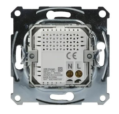 USB розетка Schneider Electric Asfora EPH2700262 (сталь) - фото №4