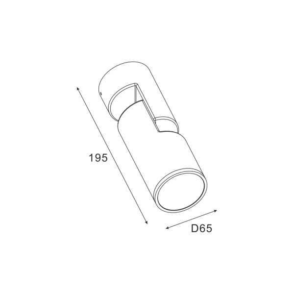Уличный светильник Zuma Line 5905316666207 Nocturne GU10 1x35W IP65 черный - фото №1