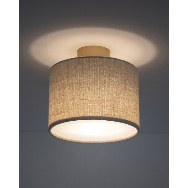 Люстра Nowodvorski 11650 Santana S E27 1x15W IP20 бежева - фото №1