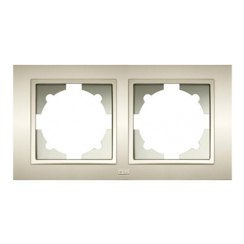 Рамка ELBI ZENA Silverline титан 2-я (500-011400-226)