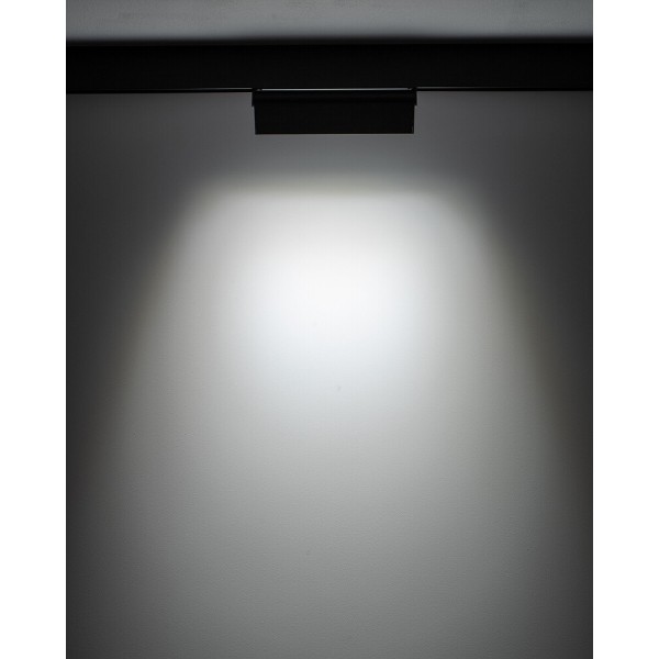 Магнітний трековий світильник Nowodvorski 10646 LVM Focus Out LED 1x9W 4000K 880Lm IP20 чорний - фото №2