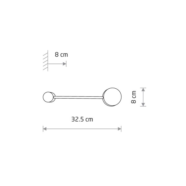 Бра, настенный светильник Nowodvorski 37803 Orbit GX53 1x12W IP20 белый - фото №4