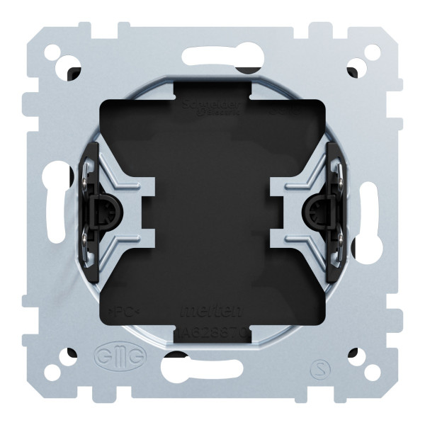 Заглушка антрацит Merten System M MEG4075-0403 (чорна матова) - фото №1