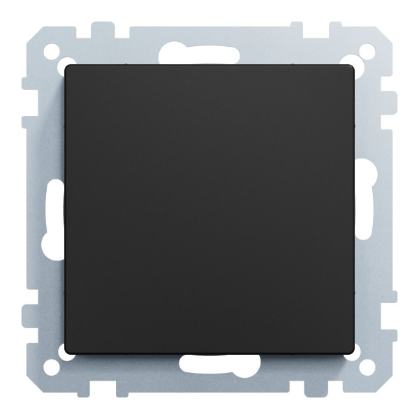 Заглушка антрацит Merten System M MEG4075-0403 (чорна матова) - фото №2