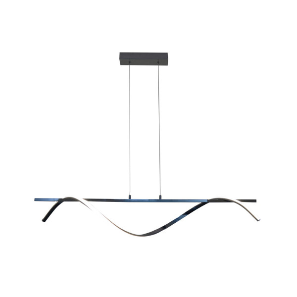 Підвісний світильник, люстра Goldlux 331076 Rumba LED 1x23W 4000K 3600Lm IP20 хром