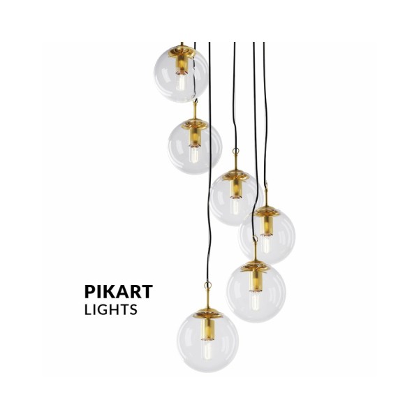 Підвісний світильник, люстра Pikart 6523-2 FJ6