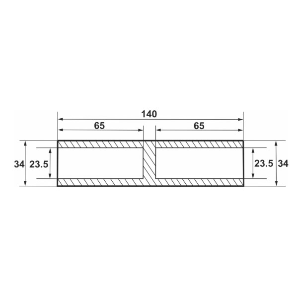 Алюмінієва кабельная гільза Promfactor BL/AL-300 - фото №1