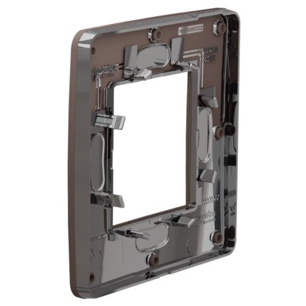 Однопостова рамка Schneider Electric NU280217 (шоколад/антрацит) - фото №3