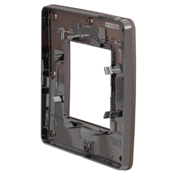 Однопостова рамка Schneider Electric NU280217 (шоколад/антрацит) - фото №5