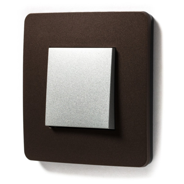 Однопостова рамка Schneider Electric NU280217 (шоколад/антрацит) - фото №6