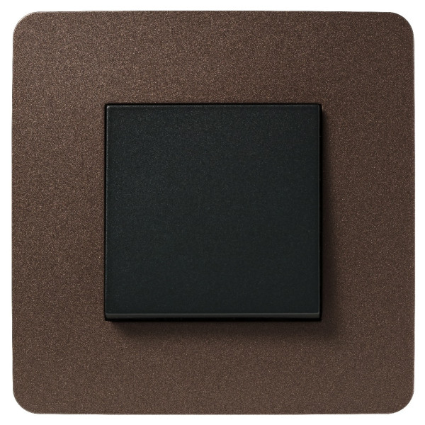 Однопостова рамка Schneider Electric NU280217 (шоколад/антрацит) - фото №8