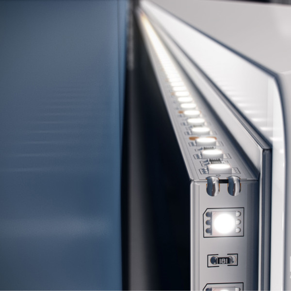 Профіль для світлодіодної стрічки Lumines F срібло - фото №1