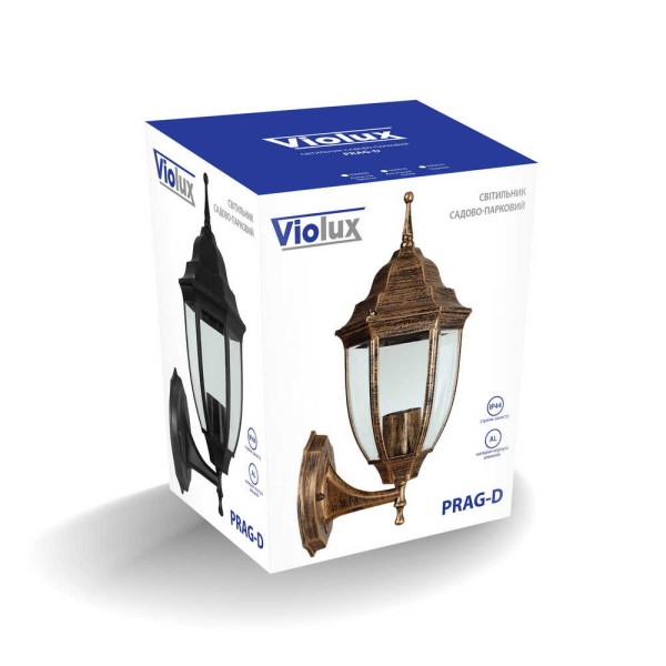 Светильник садово-парковый Violux Prag-D античный белый 60W Е27 IP44 ( 500010 ) - фото №2