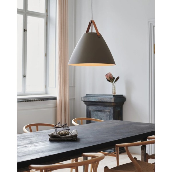 Подвесной светильник, люстра Nordlux 84353009 Strap E27 1x40W IP20 коричневый - фото №1