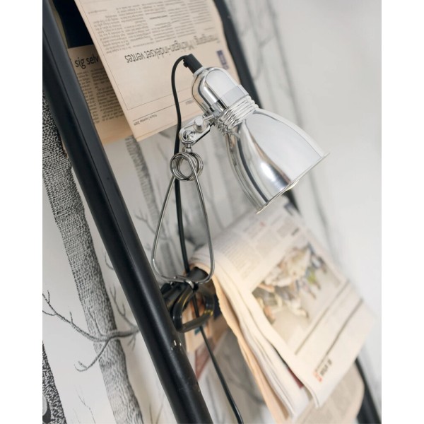 Настільна лампа Nordlux 59372029 Photo E27 1x15W IP20 срібляста - фото №1