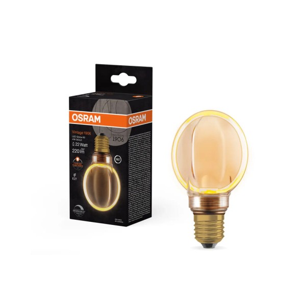 Світлодіодна лампочка Osram 4058075846067 Vintage LED E27 DIM 1x4W 1800K 220Lm IP20 - фото №3