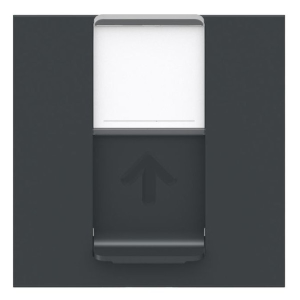 Одинарна комп'ютерна розетка Schneider Electric NU341754 RJ45 cat.6 STP із полем для напису 2М (антрацит) - фото №2