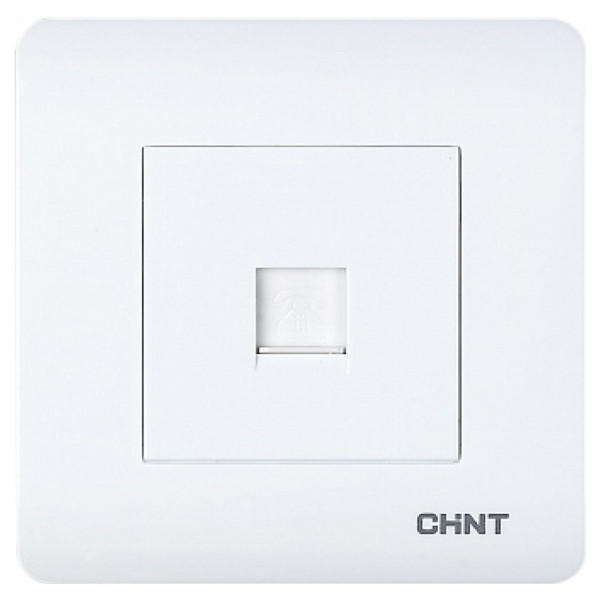 Інтернет розетка RJ-45 Chint NEW3 8-провідна біла (715395)