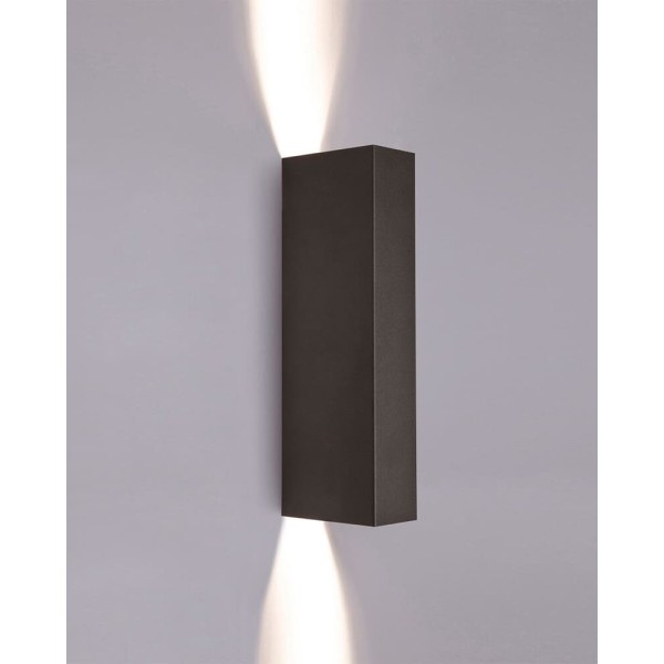 Бра, настінний світильник Nowodvorski 9705 Malmo GU10 2x10W IP20 чорний - фото №1