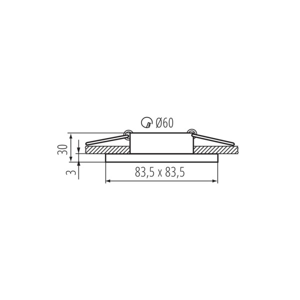 Точечный светильник Kanlux 39542 Talu GU10/GU5.3 1x10W IP44/20 белый - фото №2