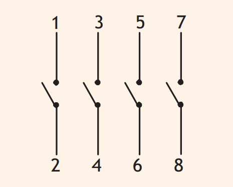 Кулачковый переключатель в корпусе ETI 004773170 CS 25 92 PN (4p «0-1» IP65 25A) - фото №1