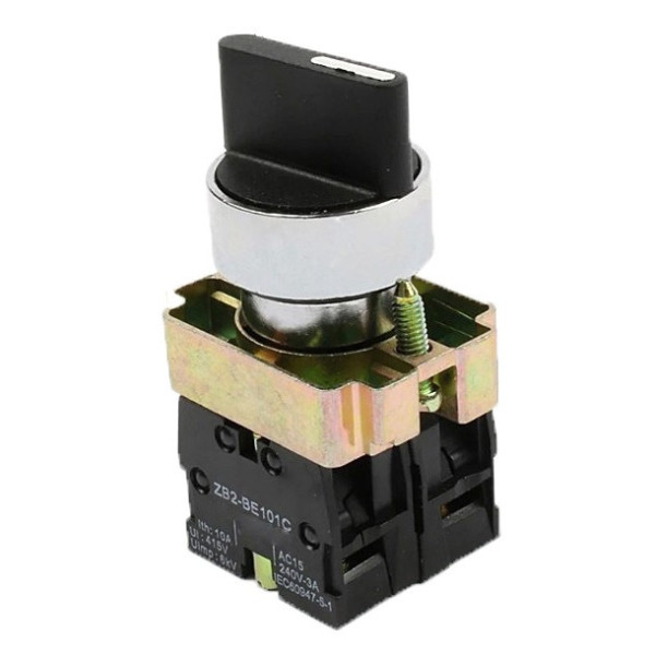 Переключатель TNSy XB2-BD33 1NO+1NO «I-0-II» (TNSy5500257)