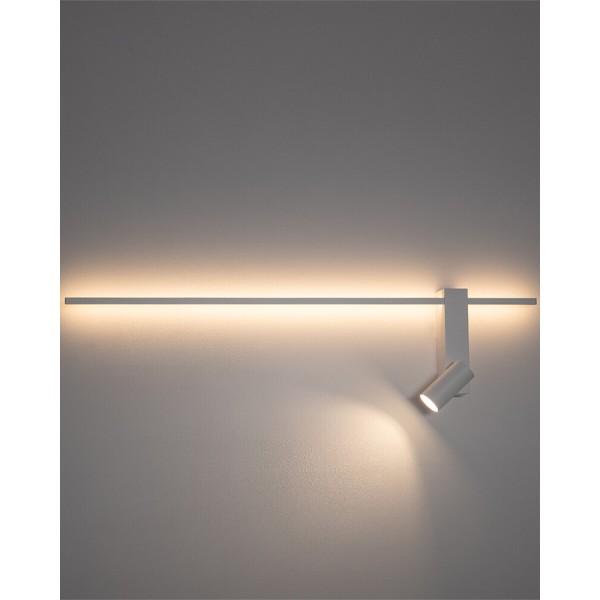 Бра, настінний світильник Nowodvorski 11580 Easy Right LED+GU10 MR11 11W+10W 3000K 450Lm IP20 білий - фото №3