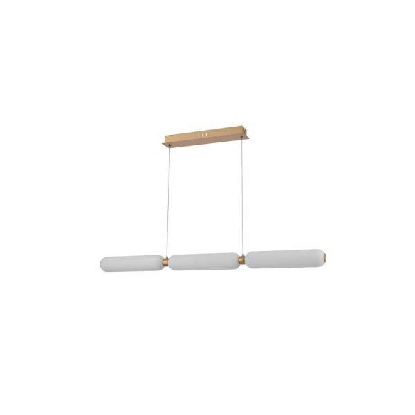 Люстра Reality 339103-09 Catkin Led 3x8W 4000K 1920Lm IP20 Золота - фото №1