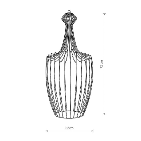 Плафон для светильника Nowodvorski 8592 Cameleon LuKsor Gold L E27 Brass - фото №1