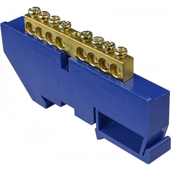 Нульова шина Аско-Укрем ВС-4А на 8 отворів (A0150120049) - фото №1