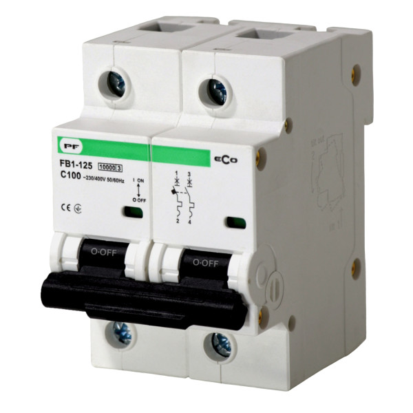 Електро-автомат Promfactor ECO FB1-125 2P C 100A 10кА (FB1C2100)