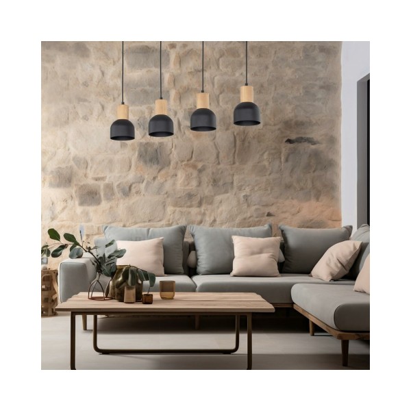 Подвесной светильник, люстра TK Lighting 4896 Cairo E27 4x15W IP20 - фото №1