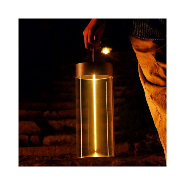 Настільна лампа з акумулятором, нічник Zuma Line 1003 Esterno Led 1x1.2W 2700K 100Lm IP20 Чорна - фото №2